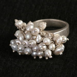 Pearl Gypsy jingle ring