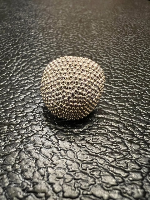 Beaded dome ring