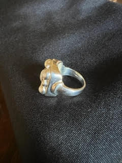 9 stone Pearl ring
